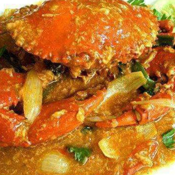 Fried Crab With Khmer Herb And Coconut Milk